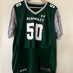 Vintage University of Hawaii NCAA Jersey #50 Youth